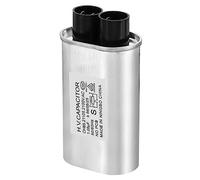 PATIKIL Condensador de Microondas, 1,05 uF AC 2100 V Alto Voltaje Condensador 7 mm Pin Distancia para Universal Microondas Horno, Plata Tono
