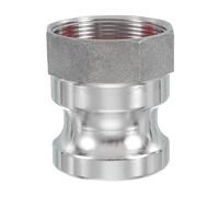 PATIKIL Conector Aluminio 2" con Leva Bloqueo - Adaptador Macho x Rosca Hembra NPT, Acoplamiento Desconexión Rápida, Resistente a la Corrosión (Tipo Ranura Leva, Parte A)
