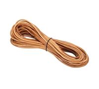 PATIKIL Cordón de Cuero Redondo, 2mm x 9 Metros Cuerda de Piel Redonda Fina Cordones para DIY Manualidad Correa Accesorio Plegable para Pulseras Joyería Regalo Bricolaje, Color Natural