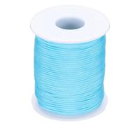 PATIKIL Cordón De Nylon 1.5 Mm X 50 Metros, Hilo De Nylon Trenzado para Pulseras Cuerda para Nudos Chinos para Hacer Joyas Collares Cuerda para Persianas Móviles De Viento, Azul
