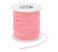 PATIKIL Cordón Elástico 70 m, 2 mm de Cuerda Elástica para Pulseras para Hacer Joyas, Collares, Abalorios y Manualidades DIY, Rosa Oscuro