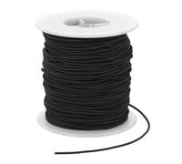 PATIKIL Cordón Elástico 70 m, 2 mm de Cuerda Elástica para Pulseras para Hacer Joyas, Collares, Abalorios y Manualidades DIY, Negro