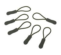 PATIKIL Cremallera Tiradores Reemplazo, 30 Paquete Extensión Cable Mango Fijación Pestañas Etiqueta Extensor Fijador Extractor para Equipaje Mochilas Chaquetas, Oliva Verde
