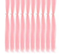 PATIKIL Crystal Flash Fly Fishing Line, 10 Pack Sparkle Fly Tying Material Kit Holographic Dry Flies Thread Supplies for Making Fishing Hook Lure Flies, Pearlescent Pink