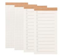 PATIKIL Cuadernos Portátiles Campo 4 Piezas Pequeños Blocs Notas 50 Hojas Cuadernos Libretas Memoria Lista Tareas Organizador PlanificadorPara Trabajo Oficina