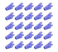 PATIKIL Cubierta de conector de enchufe RJ45, 100 piezas Cat5, Cat5E, Cat6, Cat7, para portátiles, computadoras de escritorio, routers, Smart TV, cámaras de red, impresoras, color morado