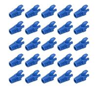 PATIKIL Cubierta de conector de enchufe RJ45, 50 piezas Cat5, Cat5E, Cat6, Cat7, para portátiles, computadoras de escritorio, routers, Smart TV, cámaras de red, impresoras, color azul