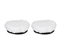 PATIKIL Cubierta de lámpara difusora suave de 18 cm, paquete de 2 unidades, difusor de tela, reflector estroboscópico, calcetín para luz de flash, plato de belleza, estudio de fotografía, color blanco