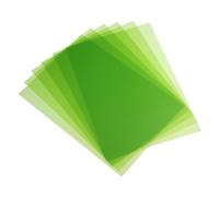 PATIKIL Cubiertas de encuadernación de PVC transparente de 20 mil, 10 protectores de visión frontal sin perforar, tamaño A4 carta para presentación, informe, papel, documento de suministros de oficina