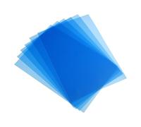 PATIKIL Cubiertas de encuadernación de PVC transparente de 20 mil, 10 protectores de visión frontal sin perforar, tamaño A4 carta para presentación, informe, papel, documento de suministros de oficina