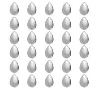 PATIKIL Cuchillas de Señuelo de Pesca 0.9x0.6, Paquete de 30, Fabricación de Señuelos DIY, Plateado