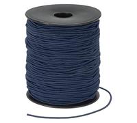 PATIKIL Cuerda Elástica para Pulseras 109 Yardas / 100m, 1.5mm Cordón Elástico para Hacer Joyas, Collares, Abalorios y Manualidades DIY, Azul Oscuro