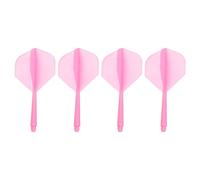 PATIKIL Dardo Eje y Vuelos, 4 Paquete Ligero Dardo Vuelos Juego, Rosa