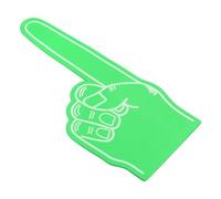 PATIKIL Dedo de Espuma Gigante de 18 Pulgadas, Mano de Espuma en Blanco DIY Número 1 para Animar en Fiestas y Juegos de Espíritu, Color Verde