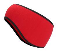 PATIKIL Diadema calentadora de orejas, calentador de orejas para invierno, elástica, para correr, correr al aire libre, esencial para correr y trotar, rosso, Taille unique