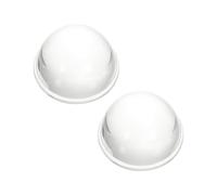 PATIKIL Diámetro 38mm Lente Plano Convexa, 2 Pcs Altura 15mm Vidrio De Borosilicato Alto Lente Óptica Convexa Condensadora Con Borde Para Linterna Faro De Coche Bicicleta Foco, Clara 2.2mm