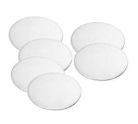 PATIKIL Disco de Acero de 50 mm, 6 Piezas de Etiquetas en Blanco de Estampado de Metal Círculo Redondo Placa de Metal para Grabado Laser de Acero Inoxidable 304