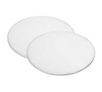 PATIKIL Disco de Acero de 70 mm, 2 Piezas de Etiquetas en Blanco de Estampado de Metal Círculo Placa Redonda de Metal para Grabado Laser de Acero Inoxidable 304