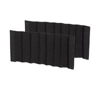 PATIKIL Divisor de Bolsa de Cámara, 2Pcs 26.5cmx12.5cmx1.4cm Almohadilla Separadora de Bolsa de Cámara A Prueba de Golpes Protector de Lentes para Cámara Organizadora Universales, Negro