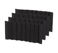 PATIKIL Divisor de Bolsa de Cámara, 4Pcs 10.43"x4.92"x0.55" Almohadilla Separadora de Bolsa de Cámara A Prueba de Golpes Protectora para Cámara Organizadora Universales, Negro