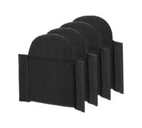 PATIKIL Divisor de Bolsa de Cámara, 4Pcs 16,5cm x 16cm x 1,4cm Almohadilla Separadora A Prueba de Golpes para Bolsa de Cámara Protectora de Lentes para Cámara Organizadora Universal, Negro