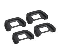 PATIKIL DK-21 Visor Ocular Protector, 4 Piezas Protector Ocular para Cámara Accesorio De Reemplazo para Nikon Bloquea Destellos Y Protección contra Rayaduras Y Luz Solar, Negro