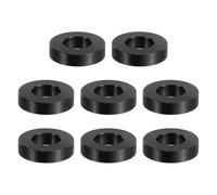 PATIKIL Espaciador de aluminio M10, 8 espaciadores de metal de aluminio de 10,5 mm de diámetro interior x 20 mm de diámetro exterior x 5 mm de largo, tornillo espaciador de aluminio redondo para