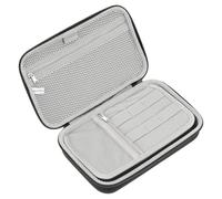 PATIKIL Estuche Organizador Electrónico De 9 x 5.7 Pulgadas, 1 Pcs Estuche Rígido EVA Impermeable para Organizar Cables, Bolsa Viaje para Multímetro Digital, Cámara, Cable, Cargador, Negro