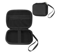 PATIKIL Estuche para etiquetadora D30 D35 M02, estuche de impresora de etiquetas de viaje EVA para soporte de almacenamiento de calcomanías, rollo de papel, color negro