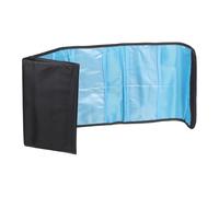 PATIKIL Estuche para Filtros De Lente 49mm 1PCS 12 Bolsillos Bolsa De Transporte para Filtros De Cámara Nylon Antigolpes Protector De Filtros Negro