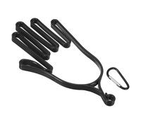 PATIKIL Extensor para Guantes De Golf, Soporte Secador Colgante con Ganchos para Mantenimiento De Guantes Deportivos, Negro