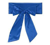 PATIKIL Faja De Satén, Cinturón De Satén Liso Para Bodas Fiestas Y Accesorios Para Graduaciones Cumpleaños Decoración DIY Accesorios Para El Regreso A Casa, Azul