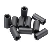 PATIKIL Ferrita Toroide Núcleo, 10uds Toroide Núcleo 0.4" OD x 0.2" ID x 0.8" H Ferrita Anillos Transformador Ferrita Toroide Núcleos para Filtros EMI/RFI, Negro