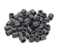 PATIKIL Ferrita Toroide Núcleo, 50uds Toroide Núcleo 0.4" OD x 0.2" ID x 0.4" H Ferrita Anillos Transformador Ferrita Toroide Núcleos para Filtros EMI/RFI, Negro