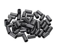 PATIKIL Ferrita Toroide Núcleo, 50uds Toroide Núcleo 0.4" OD x 0.3" ID x 0.8" H Ferrita Anillos Transformador Ferrita Toroide Núcleos para Filtros EMI/RFI, Negro