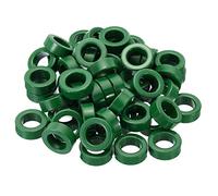 PATIKIL Ferrita Toroide Núcleo, 50uds Toroide Núcleo 0.9"ODx0.6"IDx0.3"H Ferrita Anillos Transformador Ferrita Toroide Núcleos para Filtros EMI/RFI, Verde