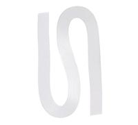 PATIKIL Filigrana Tiras Papel 120uds 1/8"(3mm) 54cm Origami Papel Filigrana Tira para Arte Bricolaje Mano Artesanía Navidad Blanco