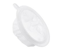 PATIKIL Filtro de alimentos de 5.4 pulgadas de diámetro exterior, 300 filtros de malla de cocina de malla fina para jugo, café, filtración de leche de soja, color blanco