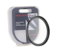 PATIKIL Filtro De Estrella De 49 Mm, Filtro De Lente De Estallido Estelar De 8 Puntos Efecto De Centelleo Variable Lente Óptica Ultra Delgada para Nikon Y Otras Cámaras DSLR, Negro