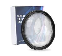 PATIKIL Filtro de lente prisma de 49 mm, filtro de efectos especiales, efecto de cristal de cristal multirefracción, sujetos variables con paño de limpieza para lente de cámara, video fotográfico, SLR