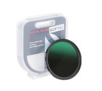 PATIKIL Filtro De Niebla De 52mm, Efecto De Difusión Suave Y Soñador para Lente De Cámara, Vidrio Óptico Delgado con Tapa De Lente para Fotografía De Retrato Y Video Vlog, Negro