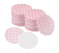 PATIKIL Forro de Tapa de Espuma de 58 mm/2.26 Pulgadas, 200 Unidades de Sellado Sensible a la Presión y Resistente a la Espuma de PS paraTapas de Botellas, Blanco y Rojo