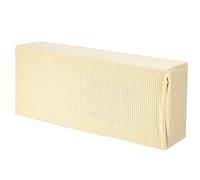 PATIKIL Funda para Aire Acondicionador Cubierta 35-37 Pulgadas Tejido Elástico Tela Prueba Polvo para Pared Montaje Unidades Dividido Interior AC Cubiertas, Beige