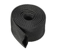 PATIKIL Funda Protectora de Nailon para Manguera de 0,8 Pulgadas de Diámetro Y 3,3 Pies, Cubierta de Cable, Protección para Soldadura TIG, Manguera Hidráulica, Color Negro