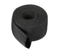 PATIKIL Funda Protectora de Nailon para Manguera de 0,9 Pulgadas de Diámetro Y 3,3 Pies, Cubierta de Cable, Protección para Soldadura TIG, Manguera Hidráulica, Color Negro