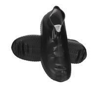 PATIKIL Fundas impermeables para zapatos, (grandes, negro), fundas de silicona antideslizantes para zapatos de lluvia, resistentes al agua, para exteriores, apto para hombres/mujeres, ciclismo