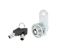 PATIKIL Gabinete Leva Cerradura con Llave, 5/8"(16mm) Llave Diferente Leva Cerradura Cilindro Zinc Aleación Cromo Cajón Cerraduras Tubular Leva Cerradura Extraíble Llave