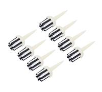 PATIKIL Golf tee Cepillo Parte Superior 2.2 Pulgadas, 12 Paquete Irrompible Plástico Golf tee Bajo Fricción Resistencia para Hombre y Mujer, Blanco