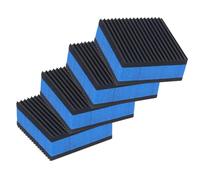 PATIKIL Goma Anti Vibración Almohadillas 4 Piezas 2 x 2 x 7/8" Pesado EVA Centro Aislamiento Esteras Aire Compresor Goma Pies para Aire Acondicionador HVAC Lavadora y Secado