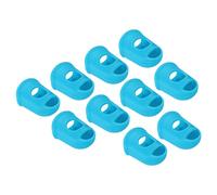 PATIKIL Goma Dedo Puntas, 30 Paquete Silicona Pulgar Dedo Punta Protector Cubiertas Almohadillas Dedal para Guitarra Tocar Oficina Cuenta Costura, Cielo Azul Tamaño XS
